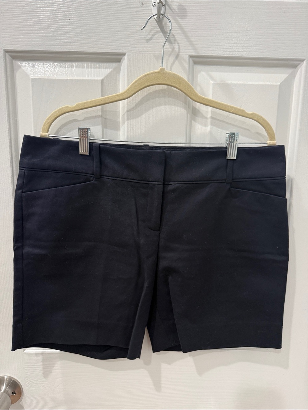 The Limited Black Tailored Stretch Bermuda Shorts
